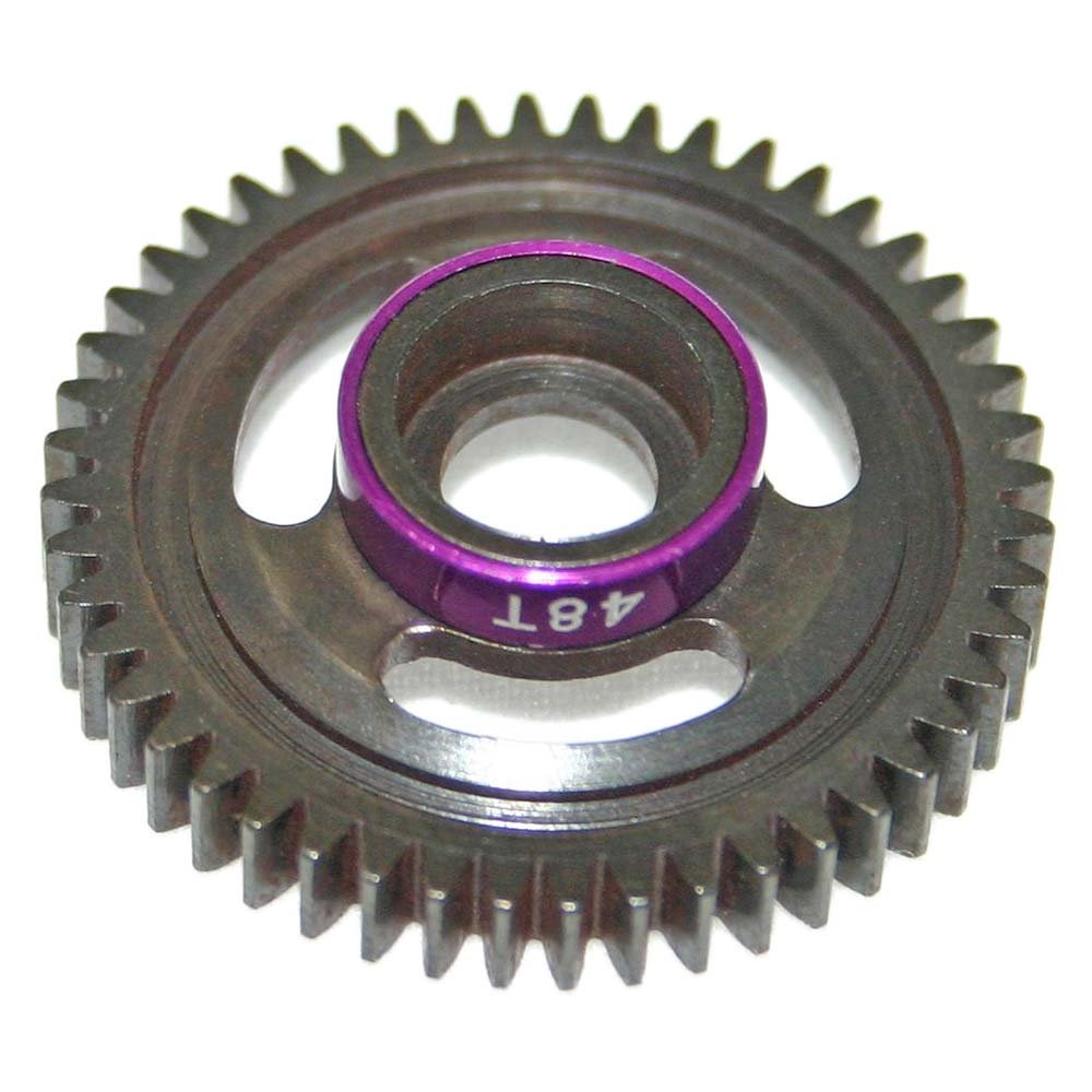 HOT-RACING SVXS848 Purple 48T Steel Spur Gear 1/16, Battery Packs